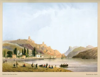 Carlo Bossoli. Balaclava. Vista dalla costa